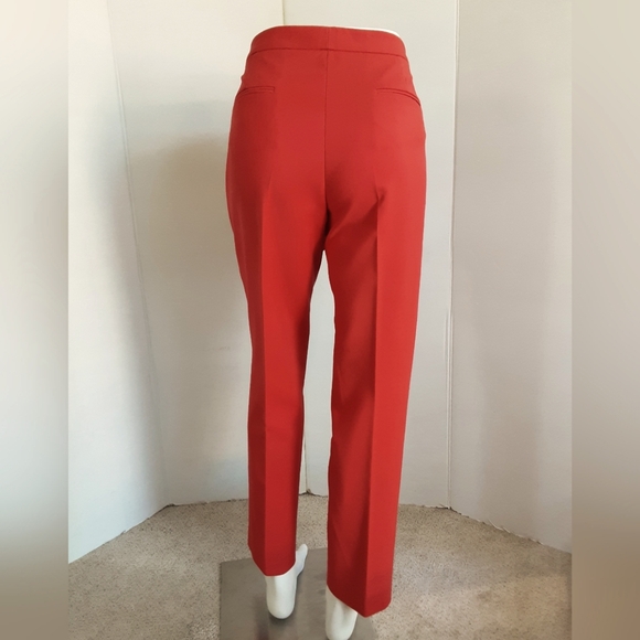 ANTONIO MELANI Red Maxine Fit Straight Leg Dress Pants Slacks Sz.12 - Picture 6 of 9